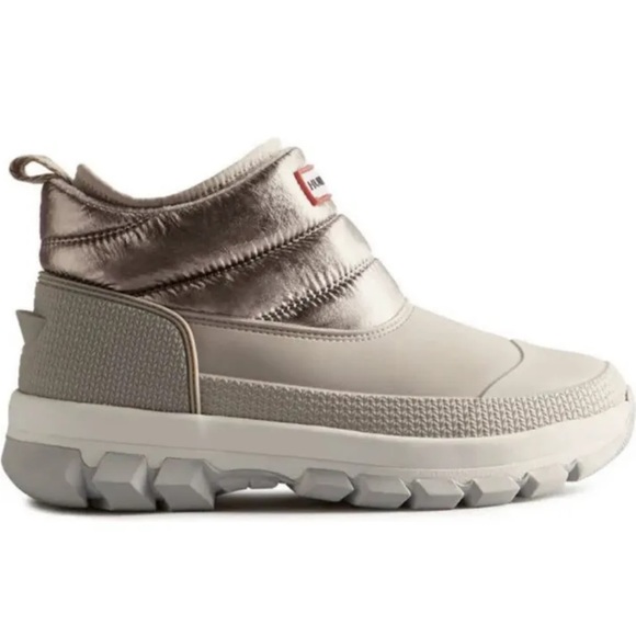 HUNTER Original Women’s Metallic Snow Ankle Boot NWT - Picture 2 of 6